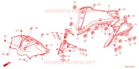 COUVERCLES LATERAUX pour Honda NC 750 X ABS DCT de 2022
