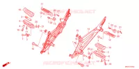 REPOSE PIED pour Honda NC 750 X ABS de 2022