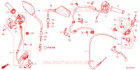 COMMODOS / POIGNEES / CABLES / MIROIR pour Honda XL 750 TRANSALP de 2024