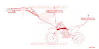 AUTOCOLLANTS pour Honda CRF 150 R BIG WHEELS de 2024