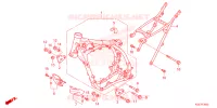 CADRE pour Honda CRF 150 R BIG WHEELS de 2024