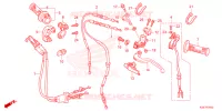 LEVIER DE GUIDON   CABLE   COMMODO pour Honda CRF 150 R BIG WHEELS de 2024