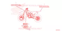 AUTOCOLLANTS pour Honda CRF 250 RX de 2024