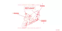 AUTOCOLLANTS pour Honda DIO 110 de 2023