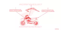 AUTOCOLLANTS pour Honda CRF 110 de 2024