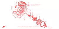 ROUE ARRIERE pour Honda VLX SHADOW 600 de 1988