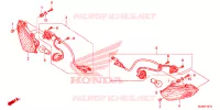 CLIGNOTANT AVANT pour Honda VFR 800 F de 2016