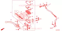 MAITRE CYLINDRE DE FREIN AVANT pour Honda F6B 1800 GOLD WING de 2015