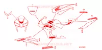 AUTOCOLLANTS pour Honda CBR 600 RR de 2007