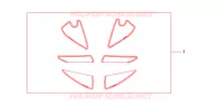KIT DECO RACING pour Honda CBR 600 RR de 2007