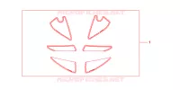 KIT DECO RACING pour Honda CBR 600 RR de 2007