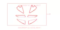 KIT DECO RACING pour Honda CBR 600 RR de 2007