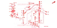 MAITRE CYLINDRE DE FREIN ARRIERE pour Honda CBR 600 RR de 2007
