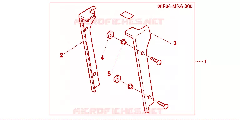 COUVERCLE DE RADIATEUR CHROME Honda MOTO 750 VT 2002  VT750DC2