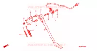 BEQUILLE pour Honda BLACK WIDOW 750 de 2002