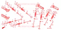ARBRE A CAMES   SOUPAPE pour Honda XL 1000 VARADERO ABS de 2010