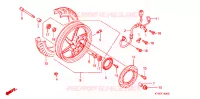 ROUE AVANT pour Honda SH 300 de 2007