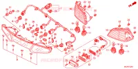 FEUX ARRIERE pour Honda GL 1800 GOLD WING ABS NAVI AIRBAG de 2016