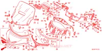 PARE BRISE pour Honda GL 1800 GOLD WING ABS NAVI AIRBAG de 2016