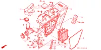 FILTRE A AIR pour Honda NX 250 AX1 de 1988