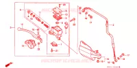 MAITRE CYLINDRE DE FREIN AVANT pour Honda XL 250 DEGREE OVER SPEED de 1992