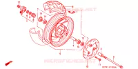 ROUE AVANT pour Honda SPACY 125 de 1995
