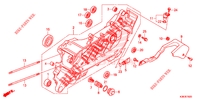 CARTER DE VILEBREQUIN GAUCHE pour Honda PCX 150 de 2015