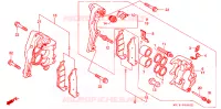 ETRIER DE FREIN AVANT pour Honda AFRICA TWIN 750 de 2000