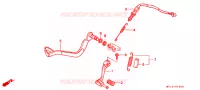 PEDALE pour Honda AFRICA TWIN 750 de 2000