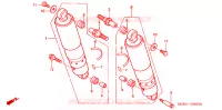 AMORTISSEUR ARRIERE pour Honda VT 1100 SHADOW C2 SABRE de 2000