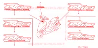 AUTOCOLLANTS pour Honda 50 LIVE DIO ZX de 2000