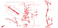 MAITRE CYLINDRE DE FREIN AVANT pour Honda 50 LIVE DIO ZX LIMITED de 2000
