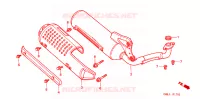 SILENCIEUX D'ECHAPPEMENT pour Honda 50 LIVE DIO ZX SPECIAL BAR de 2000