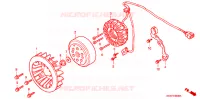 ALTERNATEUR pour Honda SPACY 125 de 2002