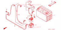BATTERIE pour Honda SPACY 125 de 2002