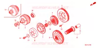 TRANSMISSION PRIMAIRE pour Honda GL 1800 GOLD WING ABS de 2002