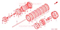 EMBRAYAGE pour Honda GL 1800 GOLD WING ABS de 2003