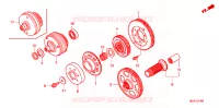 TRANSMISSION PRIMAIRE pour Honda GL 1800 GOLD WING ABS de 2003