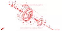 ROUE AVANT pour Honda SH 125 S TOP CASE de 2008