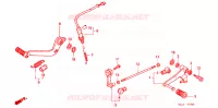 PEDALE pour Honda CBR 600 SMOKIN JOE de 1998
