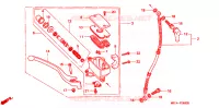 MAITRE CYLINDRE DE FREIN AVANT pour Honda VLX SHADOW 600 de 1988
