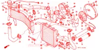 RADIATEUR pour Honda NR 750 de 1992