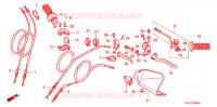 LEVIER DE GUIDON   CABLE   COMMODO pour Honda XR 250 R de 1997