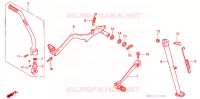 PEDALE   KICK pour Honda XR 250 R de 1997