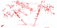ARBRE A CAMES   SOUPAPE pour Honda XR 250 R de 1990