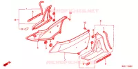 COUVERCLES LATERAUX pour Honda GL 1800 GOLD WING ABS de 2008