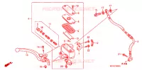 MAITRE CYLINDRE DE FREIN AVANT pour Honda GL 1800 GOLD WING ABS de 2008