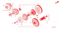 TRANSMISSION PRIMAIRE pour Honda GL 1800 GOLD WING ABS de 2008