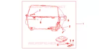 TOP CASE 45L pour Honda AFRICA TWIN 750 de 2000