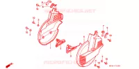 CACHES DISQUES pour Honda GL 1500 GOLD WING SE de 1993